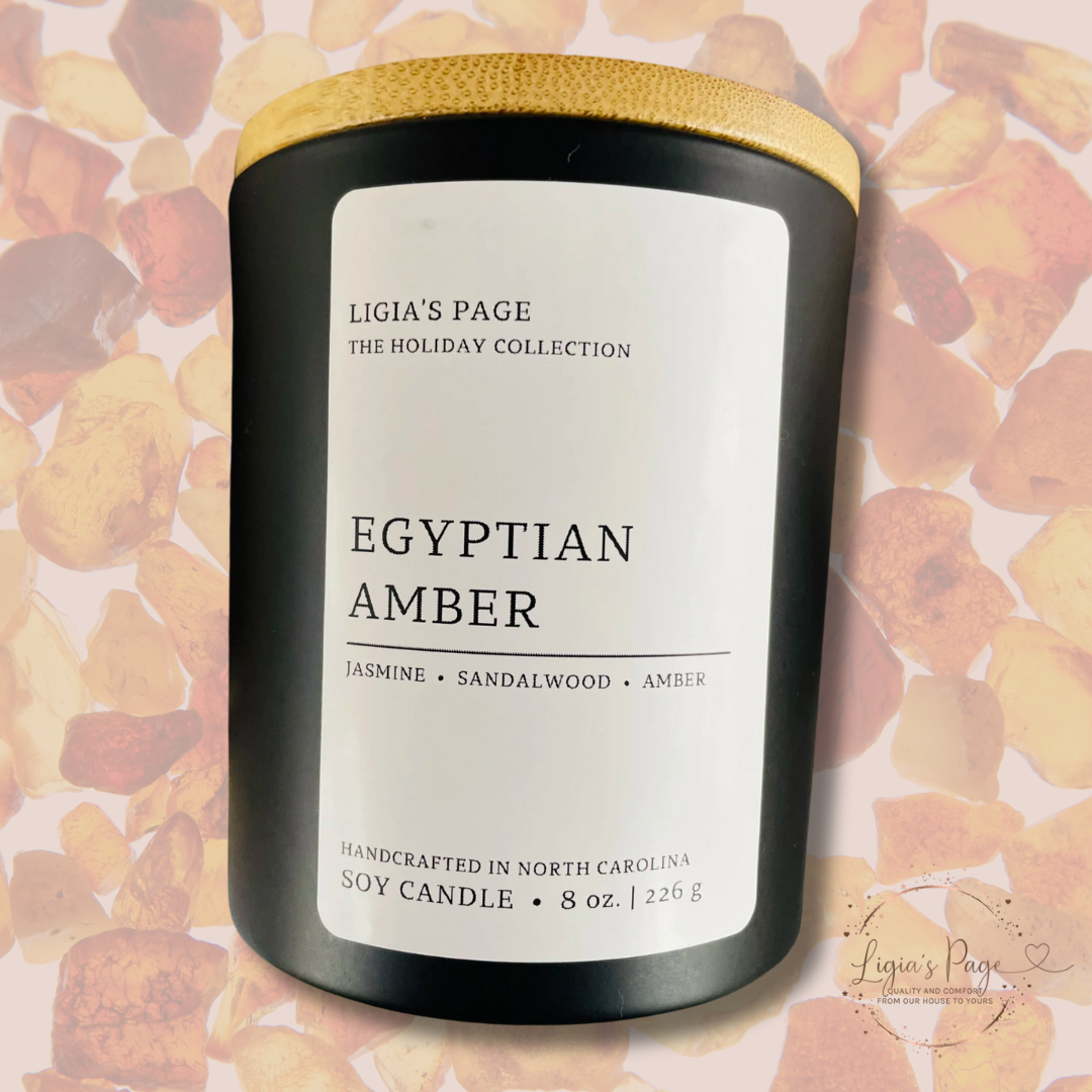 Egyptian Amber Candle