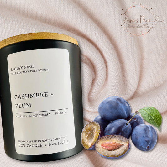 Cashmere Plum Candle