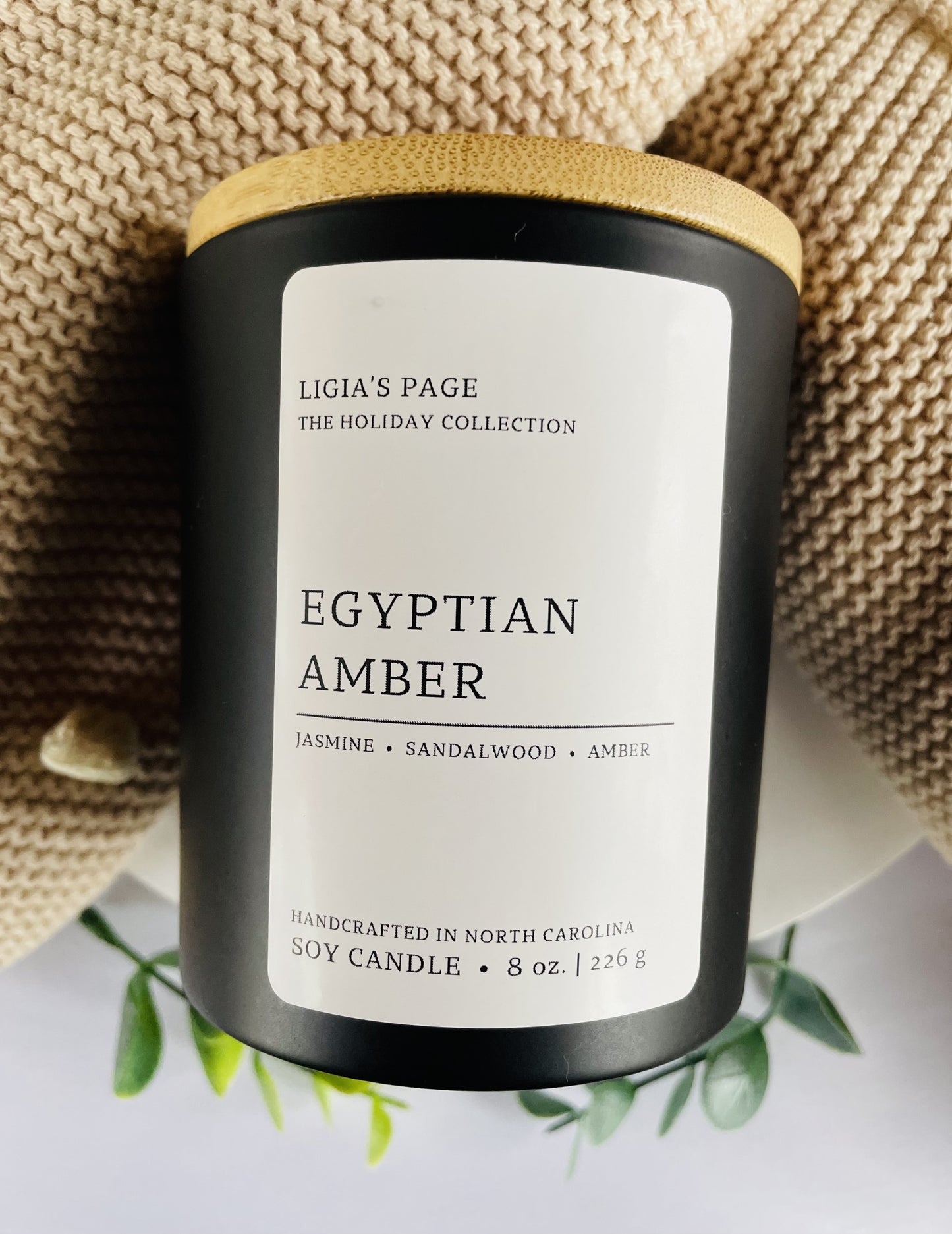 Egyptian Amber Candle